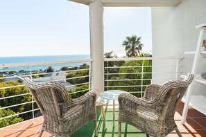 Comfort Apartment, 2 Bedrooms, Balcony, Sea View | Balcony view