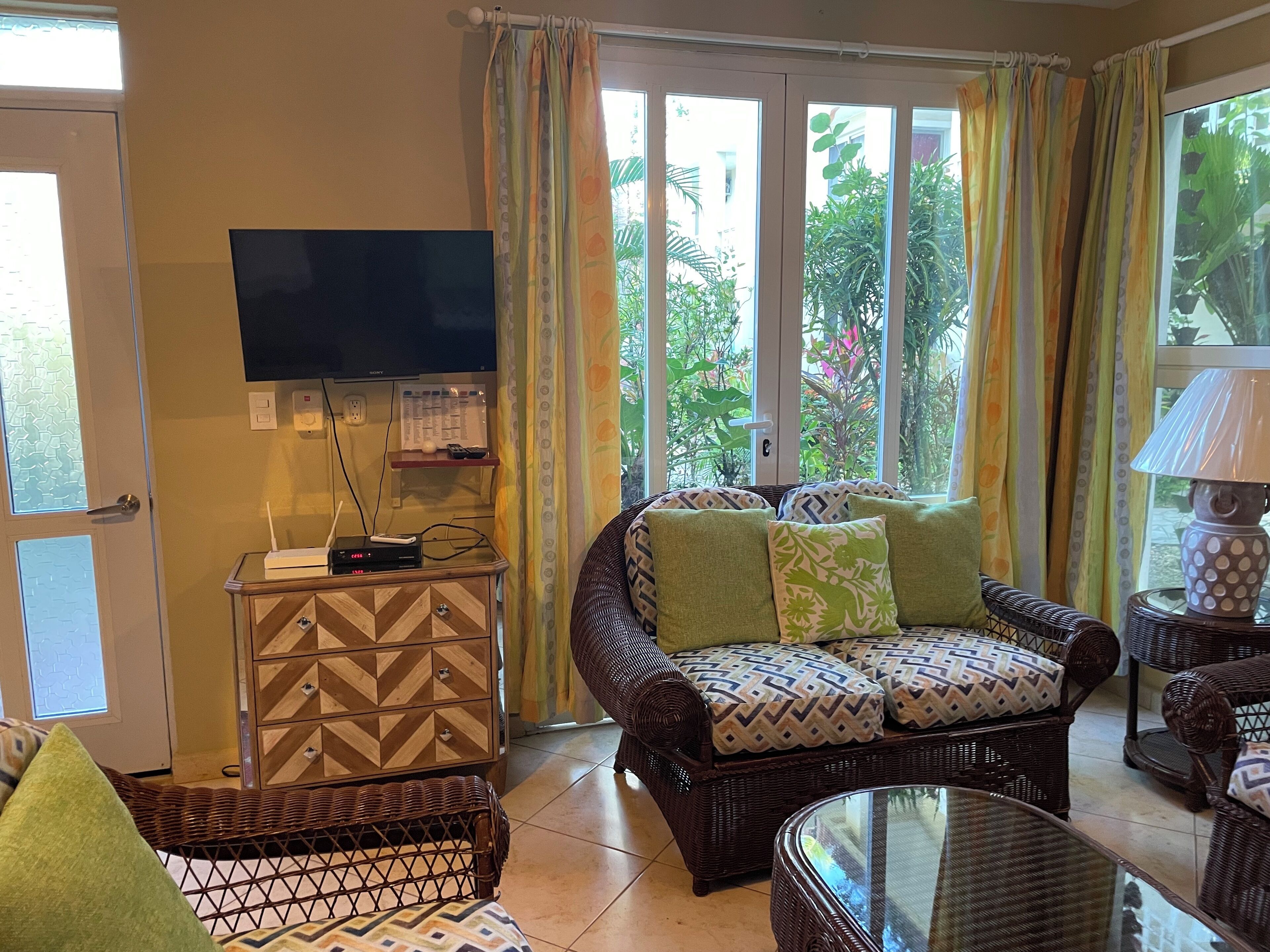 family condo, multiple beds, non smoking (211) | living area | flat-screen tv