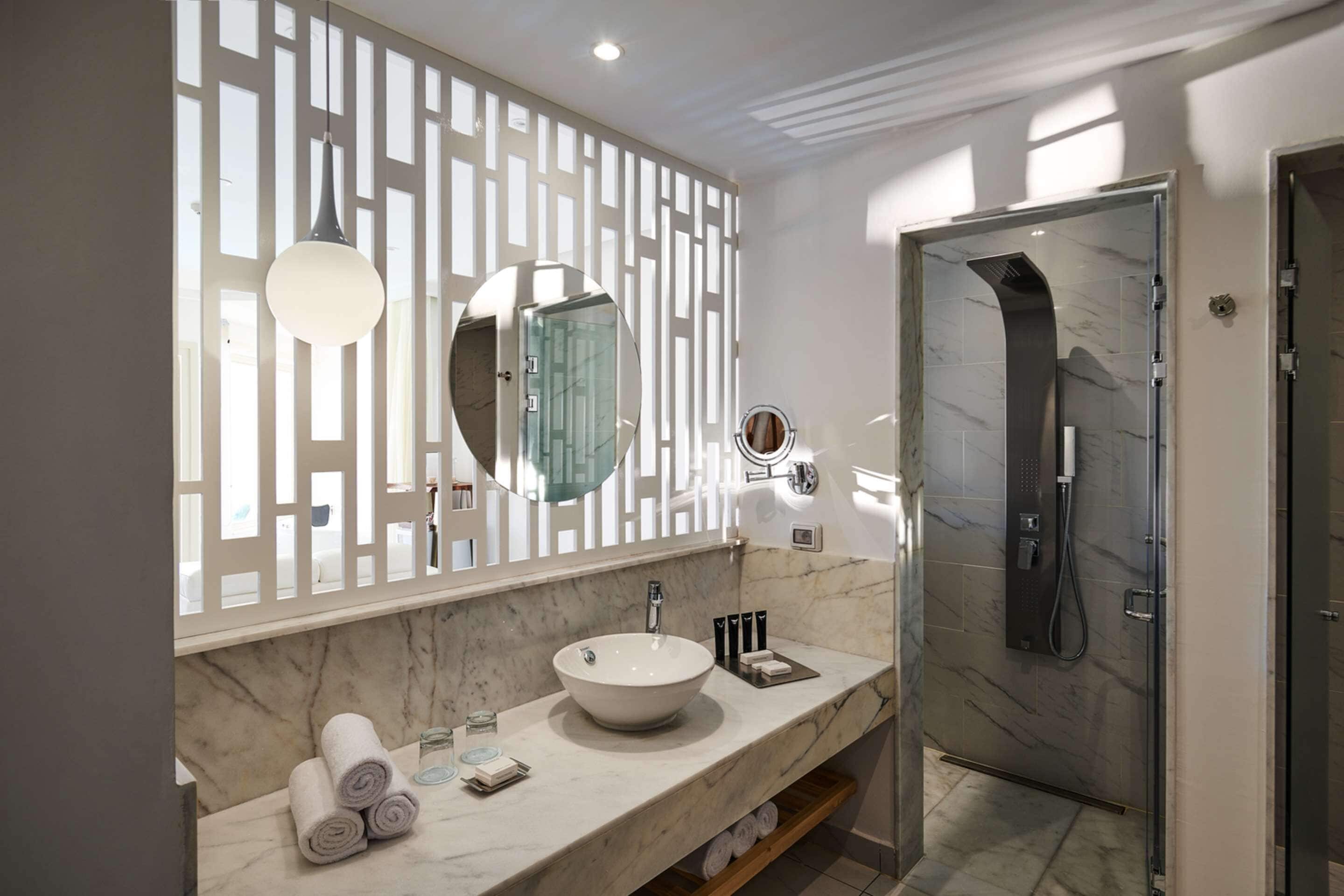 free toiletries, hair dryer, towels