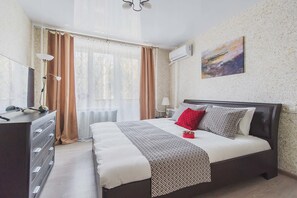 基本公寓, 1 間臥室, 城市景觀 | 熨斗/熨衣板、免費無線上網、床單