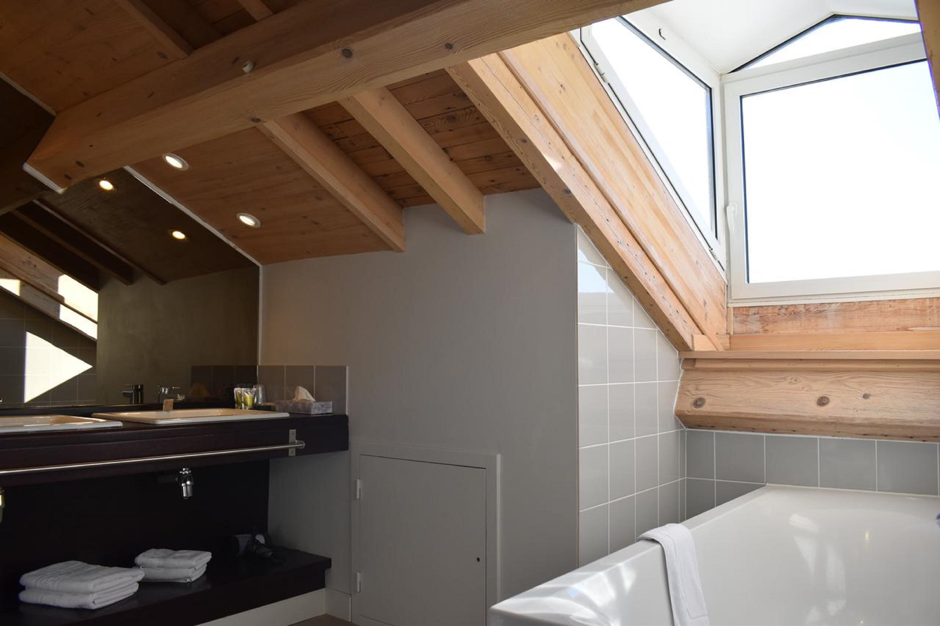 family suite | bathroom | free toiletries, hair dryer, towels