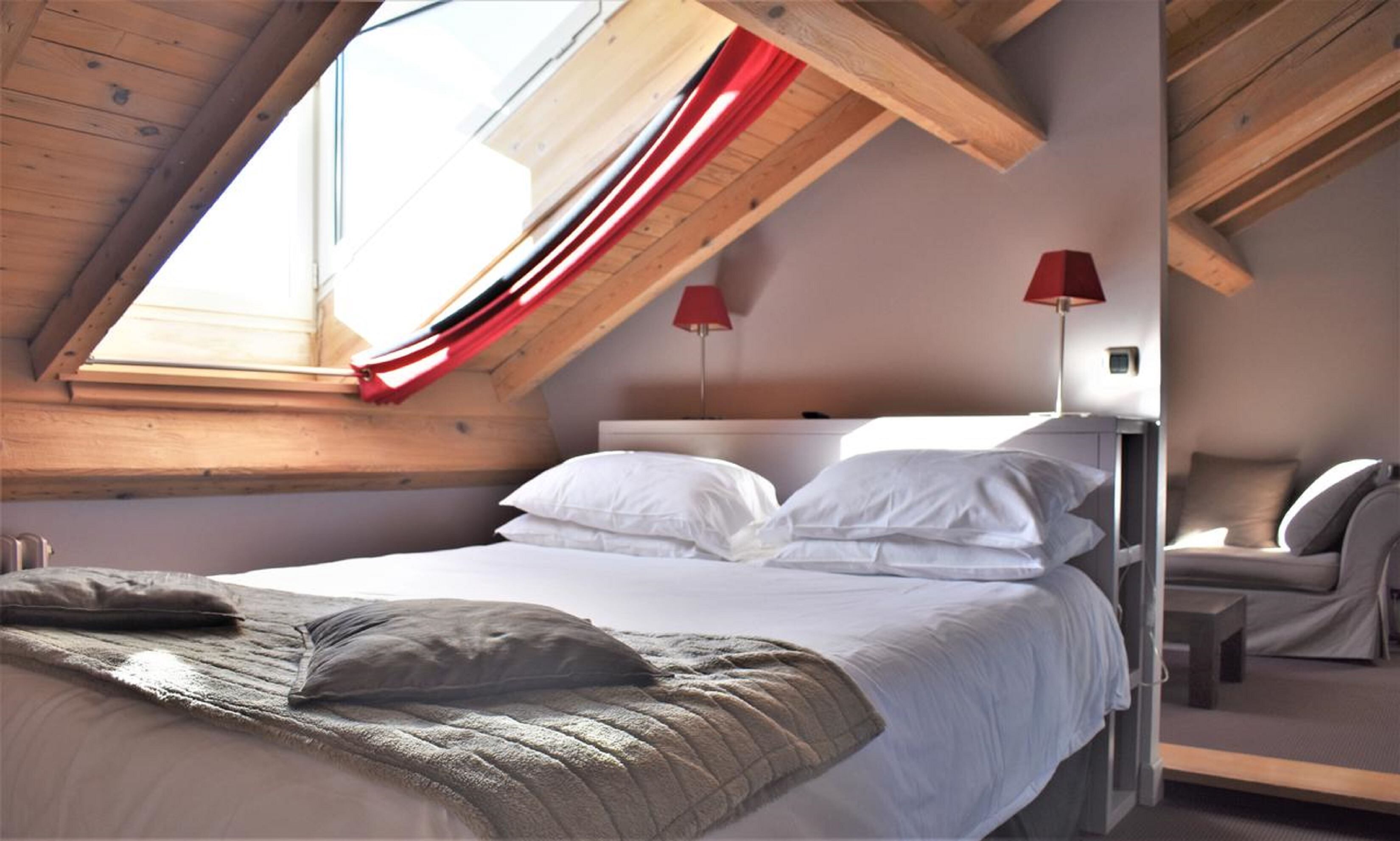 desk, blackout curtains, soundproofing, iron/ironing board