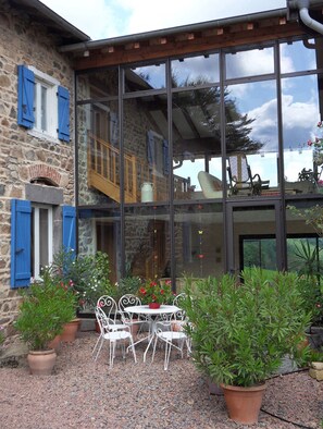 Façade de l’hébergement