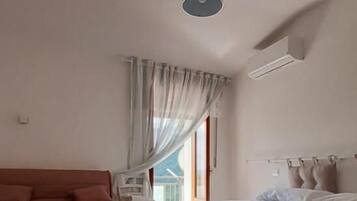 1 bedroom, desk, soundproofing, iron/ironing board