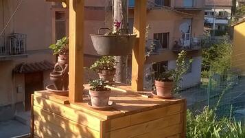 Einzelzimmer | Blick auf den Garten