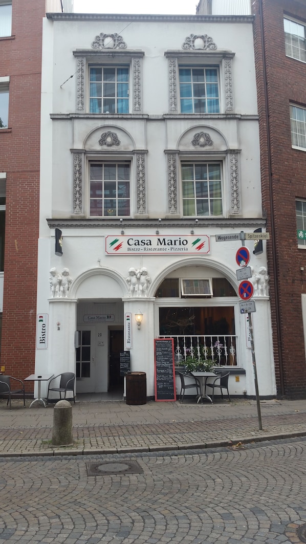 Façade de l’hébergement