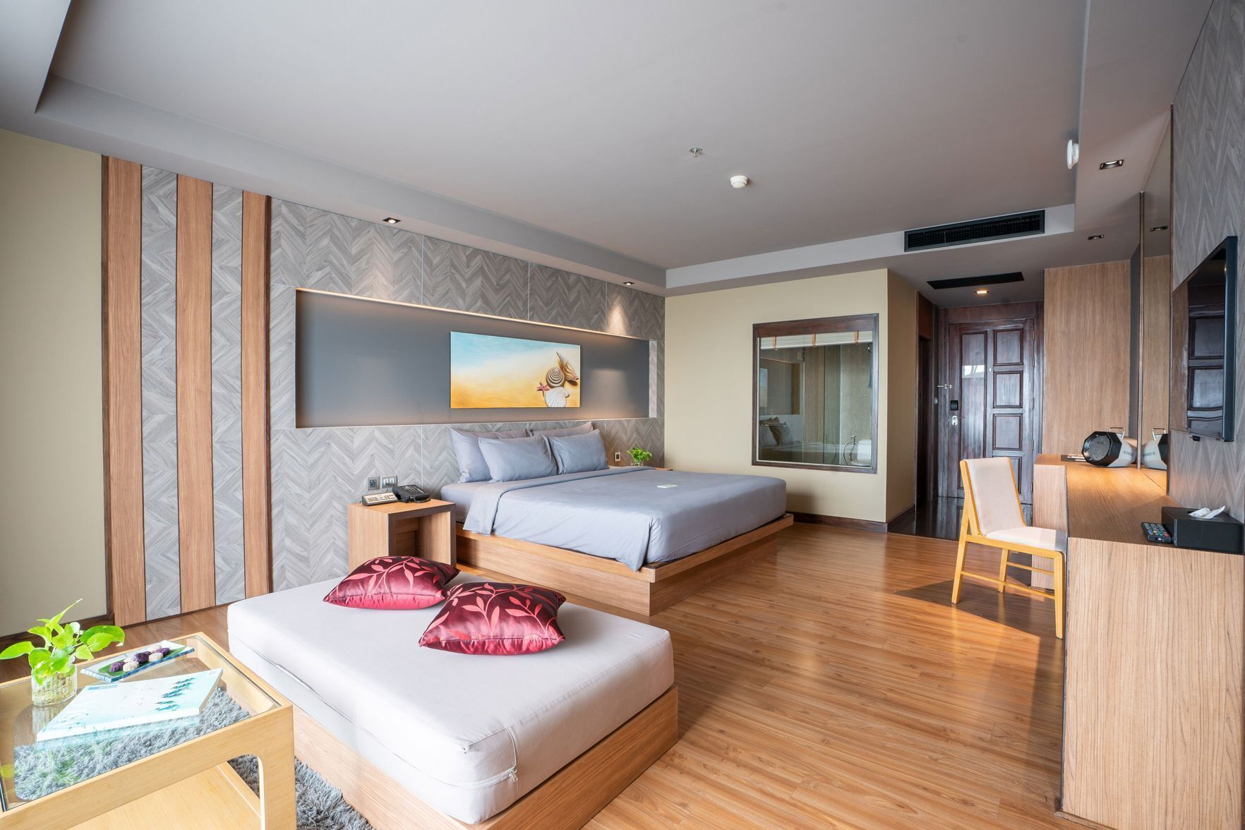 In-room safe, desk, blackout drapes, iron/ironing board