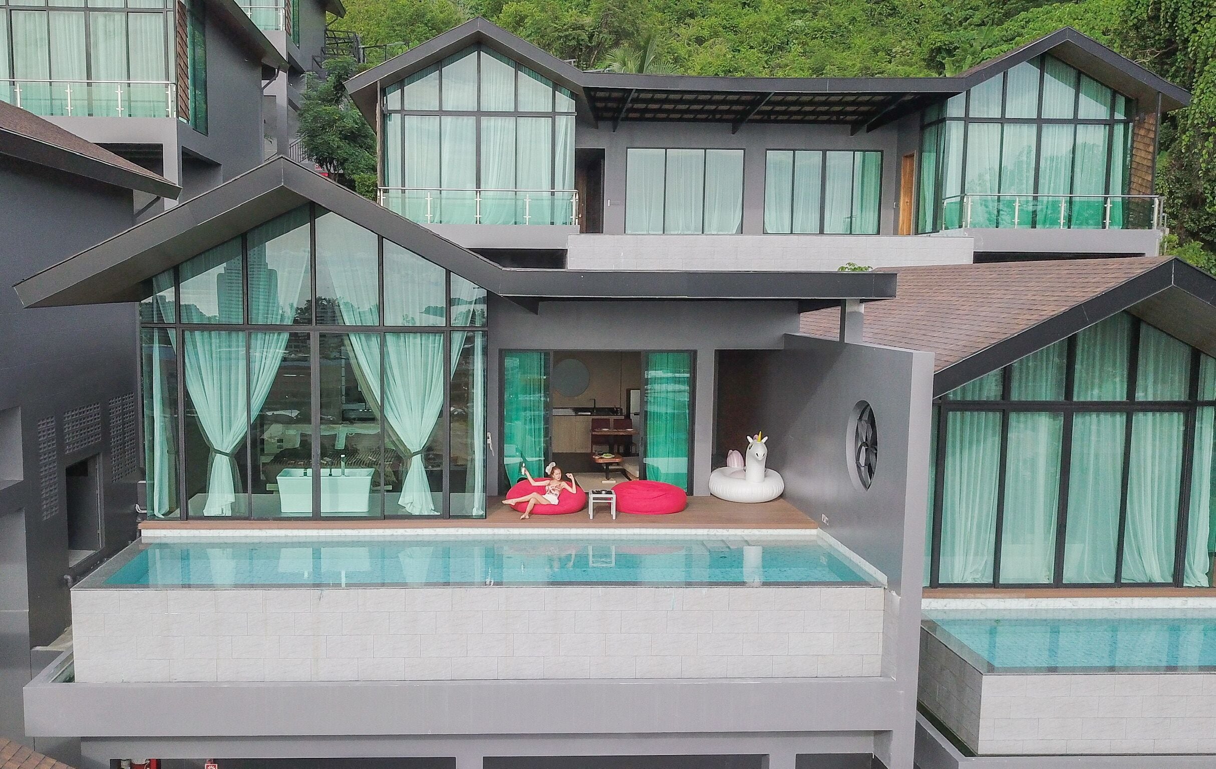 Vila, 1 quarto, vista para o mar | Cofres nos quartos, escrivaninha, cortinas blackout