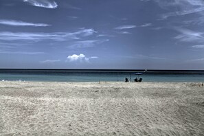 On the beach