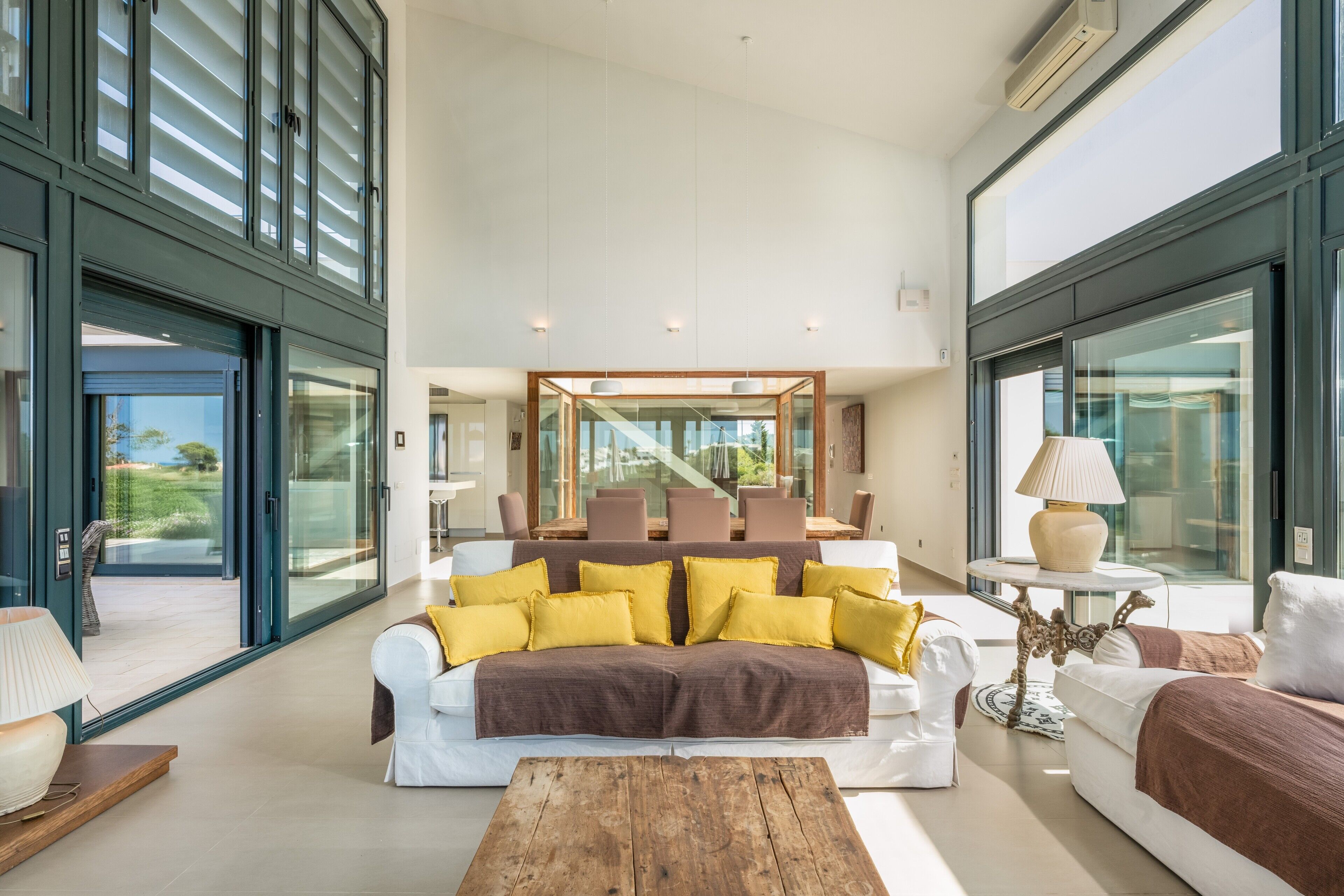 TV, DVD player, stereo