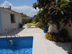 Outdoor pool - Estartit, Typical independent house by the sea, private pool, garden (Torroella de Montgrí)