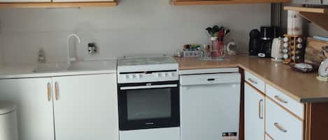 KĂŒhlschrank, Mikrowelle, Ofen, Herdplatte