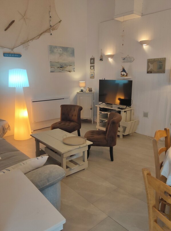 TV, DVD player, books - House near the sea (Sainte-Marie-De-Ré)