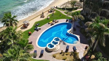 Piscina externa, piscina aquecida