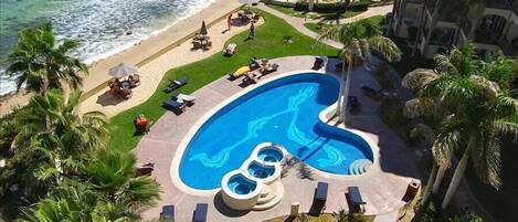 Piscina externa, piscina aquecida