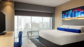 1 habitación, ropa de cama hipoalergénica y minibar