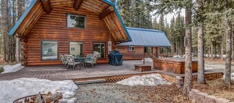Sashas Place Kenai River Alaskan Log Cabin with HOT TUB - Maintained Daily