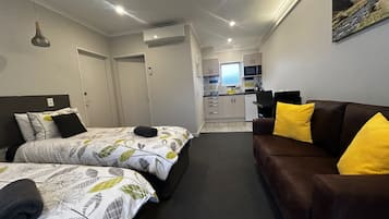 Twin Studio | 1 chambre, literie de qualité supérieure, couette en duvet d'oie