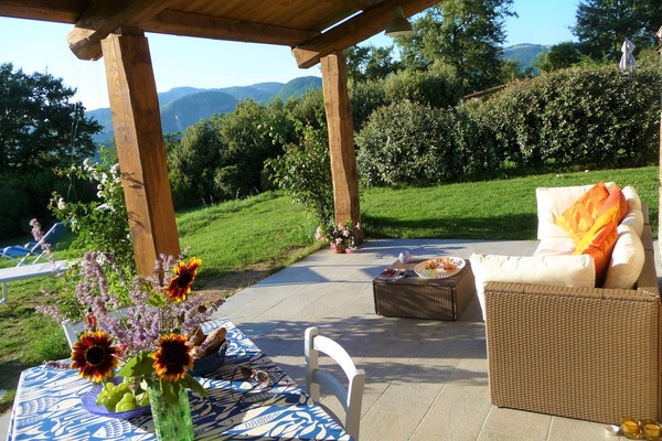 The view from the portico