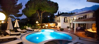 Extravagant Spanish Architecture Ocean View Villa.  Huge garden & Heated pool