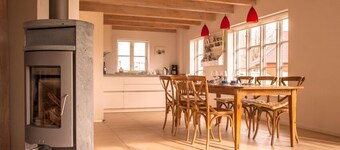 Vakantiehuis "Strand 22", op 500 m van Strand, sauna, strandstoel, gratis WiFi