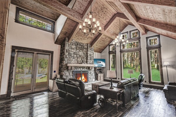 TV, fireplace, DVD player, table tennis