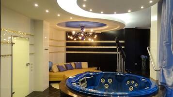 Presidential-suite - flere senge - ikke-ryger | Privat spabad