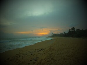 On the beach