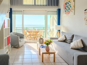 TV, DVD player - Beautiful apartment for 4 people with WIFI, TV and balcony (Mimizan)