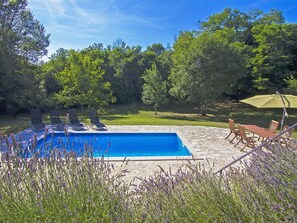Pool - Beautiful villa for 6 guests with WIFI, A/C, private pool, TV and terrace (Pazin)