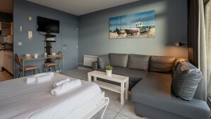1 室のベッドルーム、旅行用ベビーベッド、WiFi (無料)