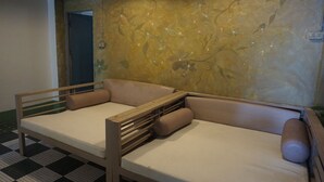 Sitteområde i lobbyen