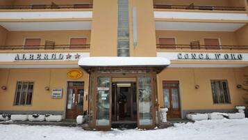Fassade der Unterkunft