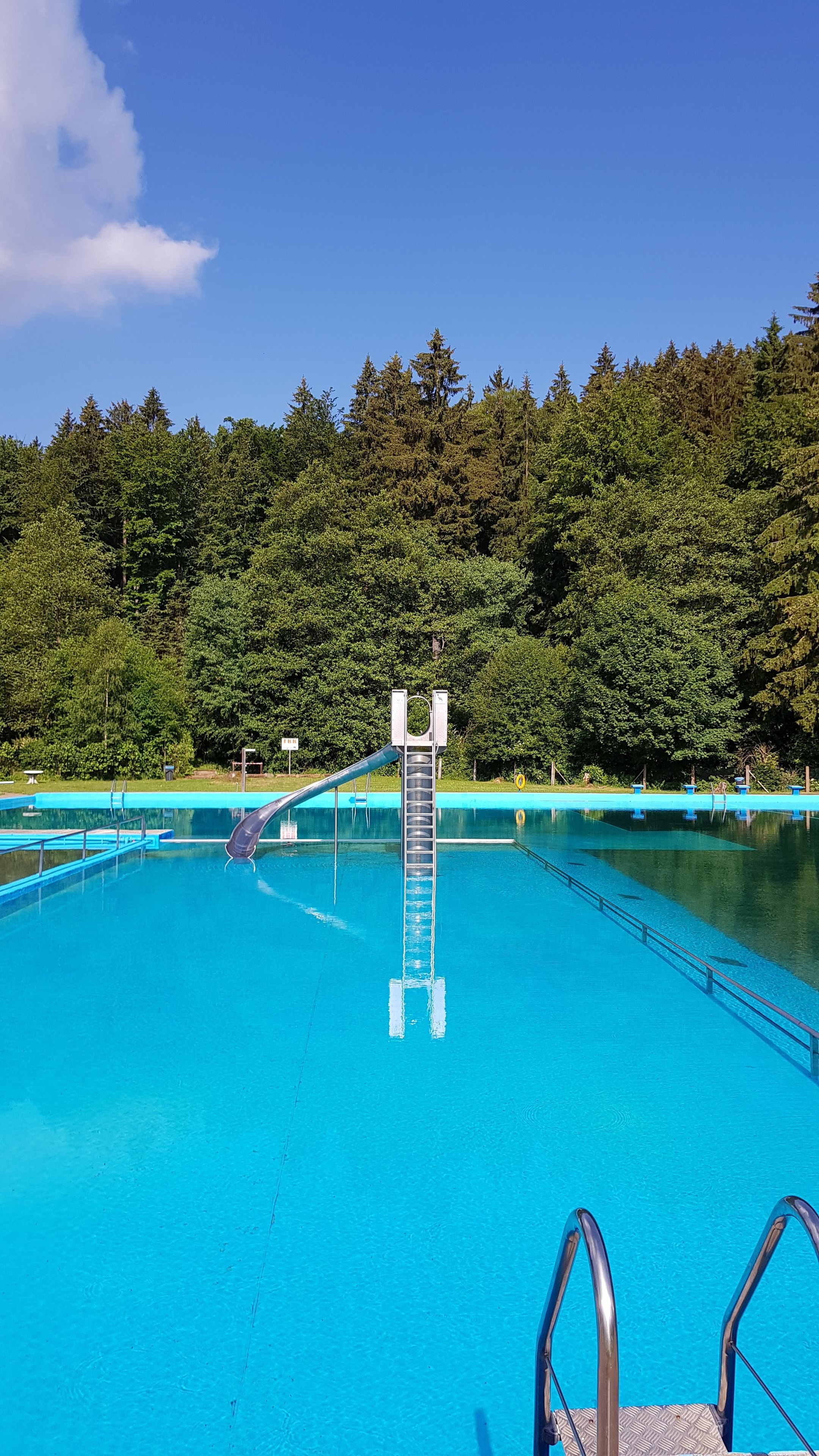 Seasonal outdoor pool