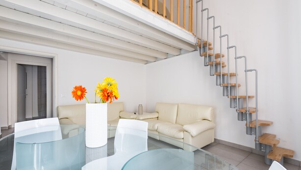 Apartment, 2 Bedrooms, City View (Maria ) | Living area | Flat-screen TV - MiaVia Apartments - San Martino (Bologna)