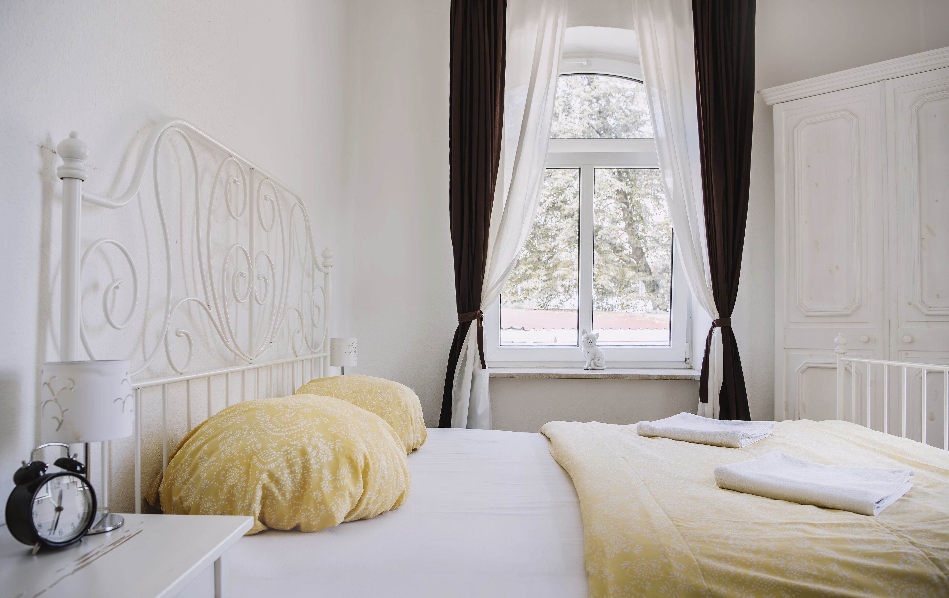 標準雙人房 | 獨特設計、獨特裝修、書桌、遮光窗簾/窗簾