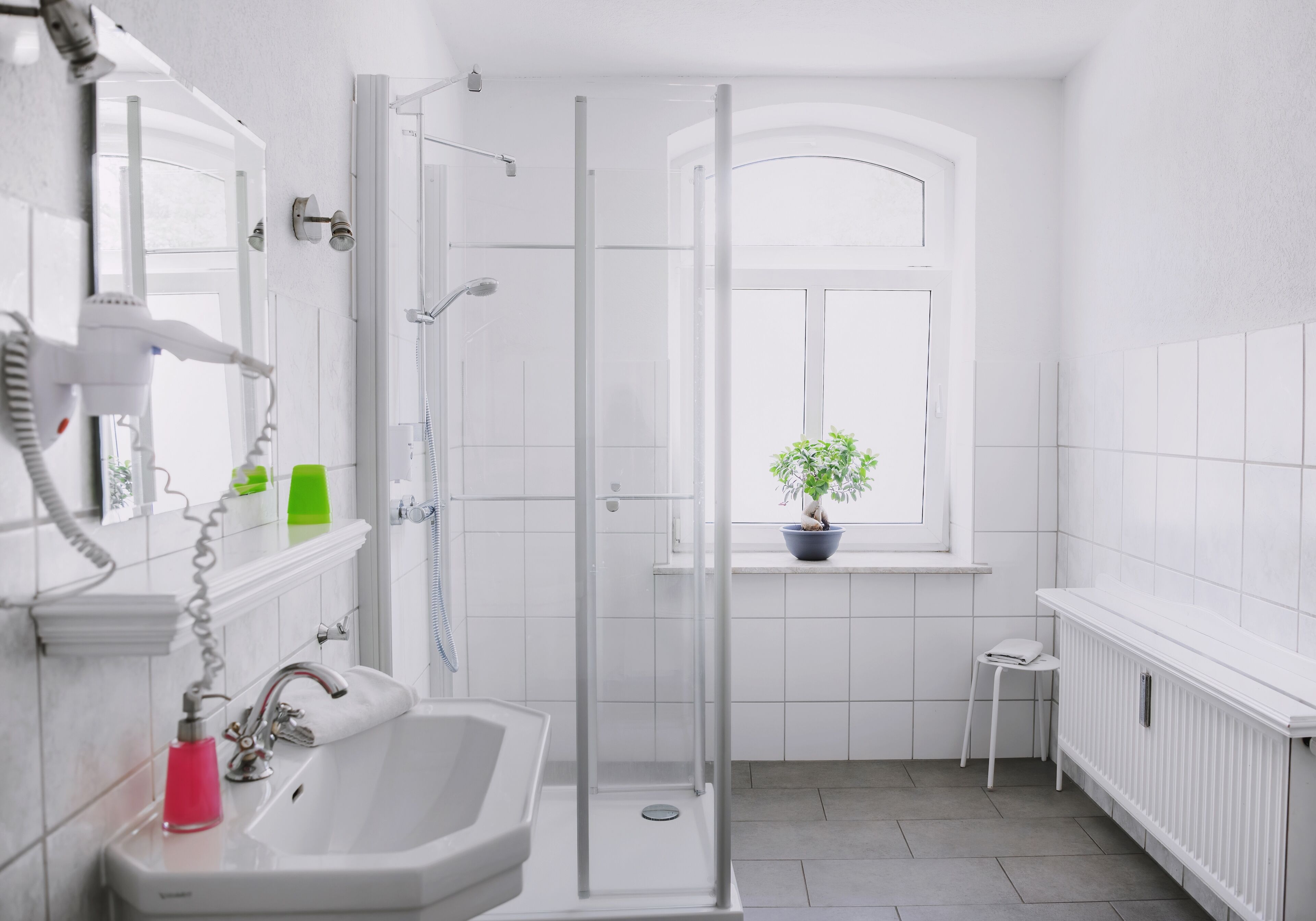 Dusche, Handtücher