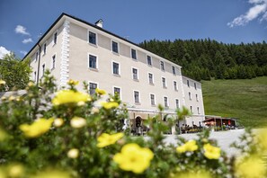 Majoituspaikan julkisivu