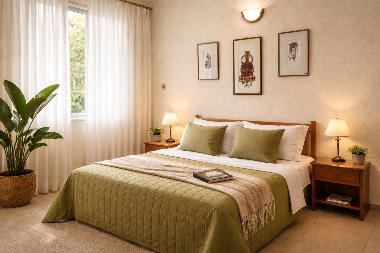 Deluxe dubbelrum - 1 dubbelsäng - icke-rökare - eget badrum | Duntäcken, minibar och värdeförvaringsskåp på rummet