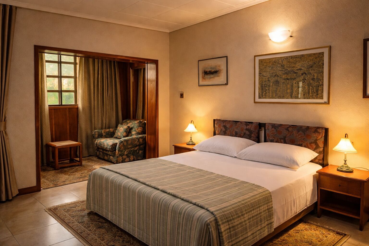 Deluxe Double Room, 1 Double Bed, Non Smoking, Ensuite | Down comforters, minibar, in-room safe, individually decorated