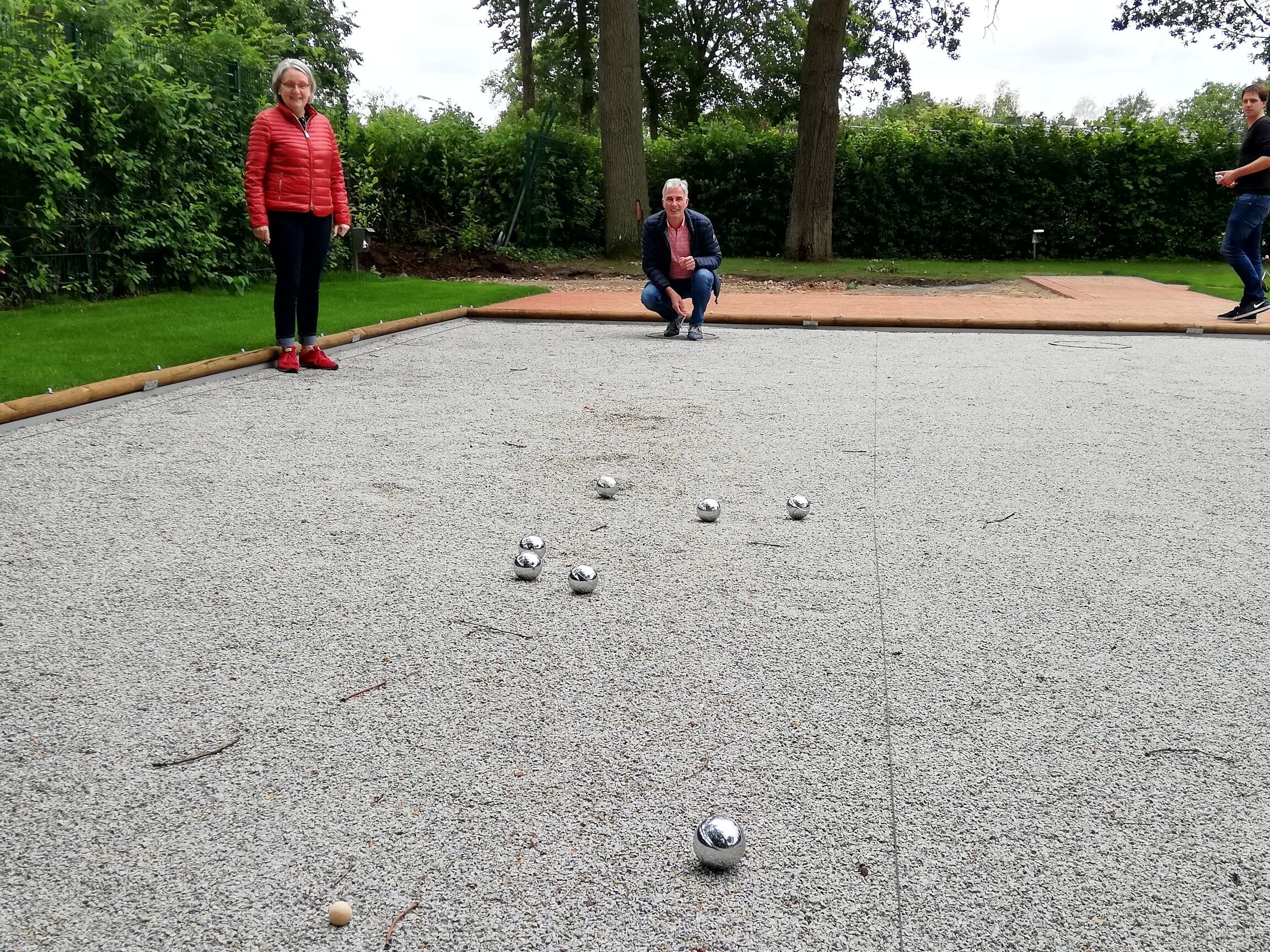 outdoor banquet area