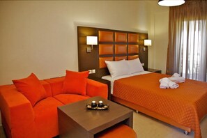 Apartment, 1 Bedroom | Living area - Chasapis Luxury Studios & Apartments (Sithonia)