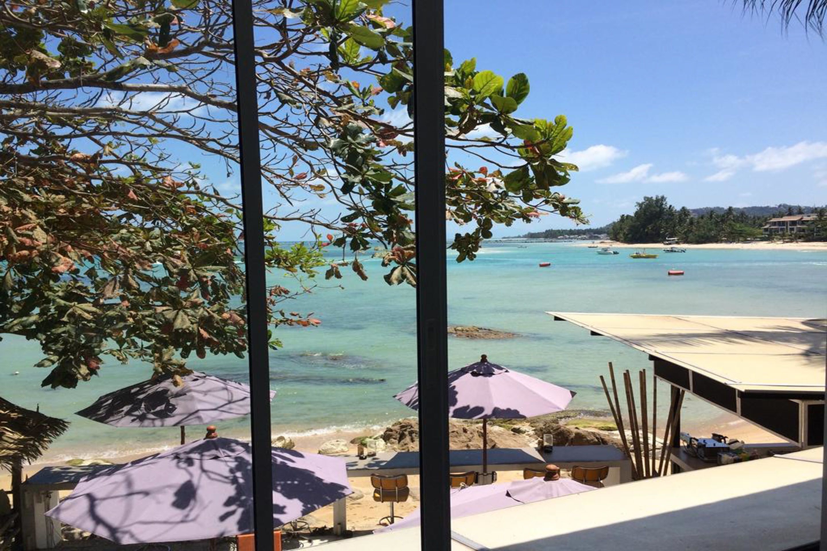 Uitzicht vanuit accommodatie