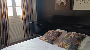 Individually decorated, individually furnished, blackout curtains