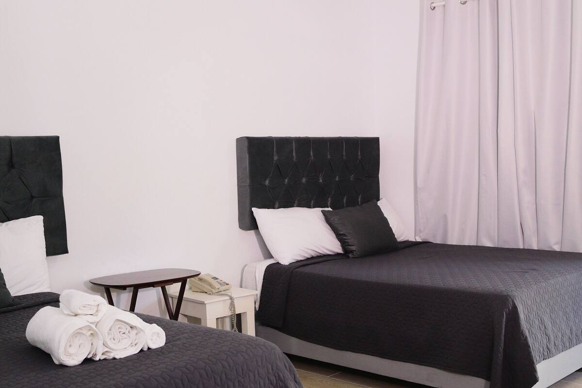 Minibar, in-room safe, iron/ironing board (on request), WiFi (free)