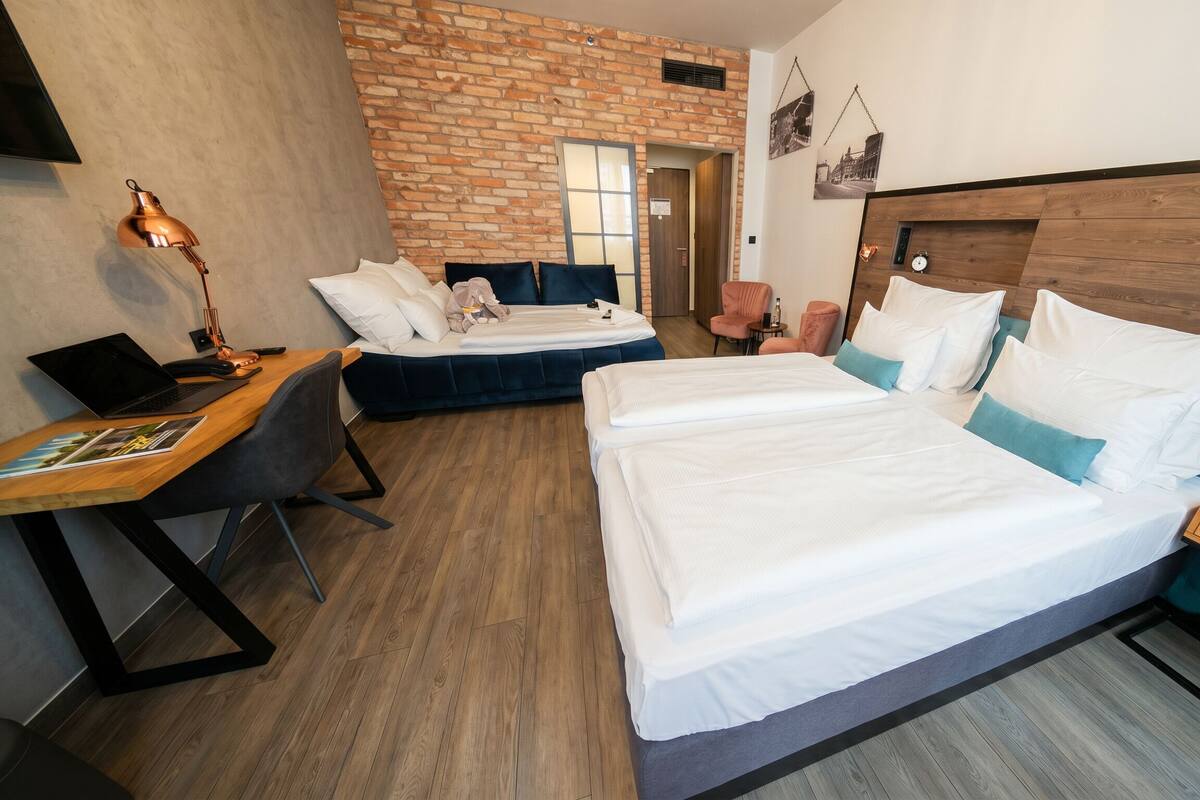 Ropa de cama hipoalergénica y minibar