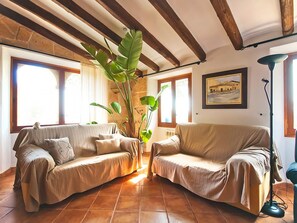 Televisión, chimenea, reproductor de DVD y libros 