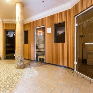 Een sauna, een stoombad