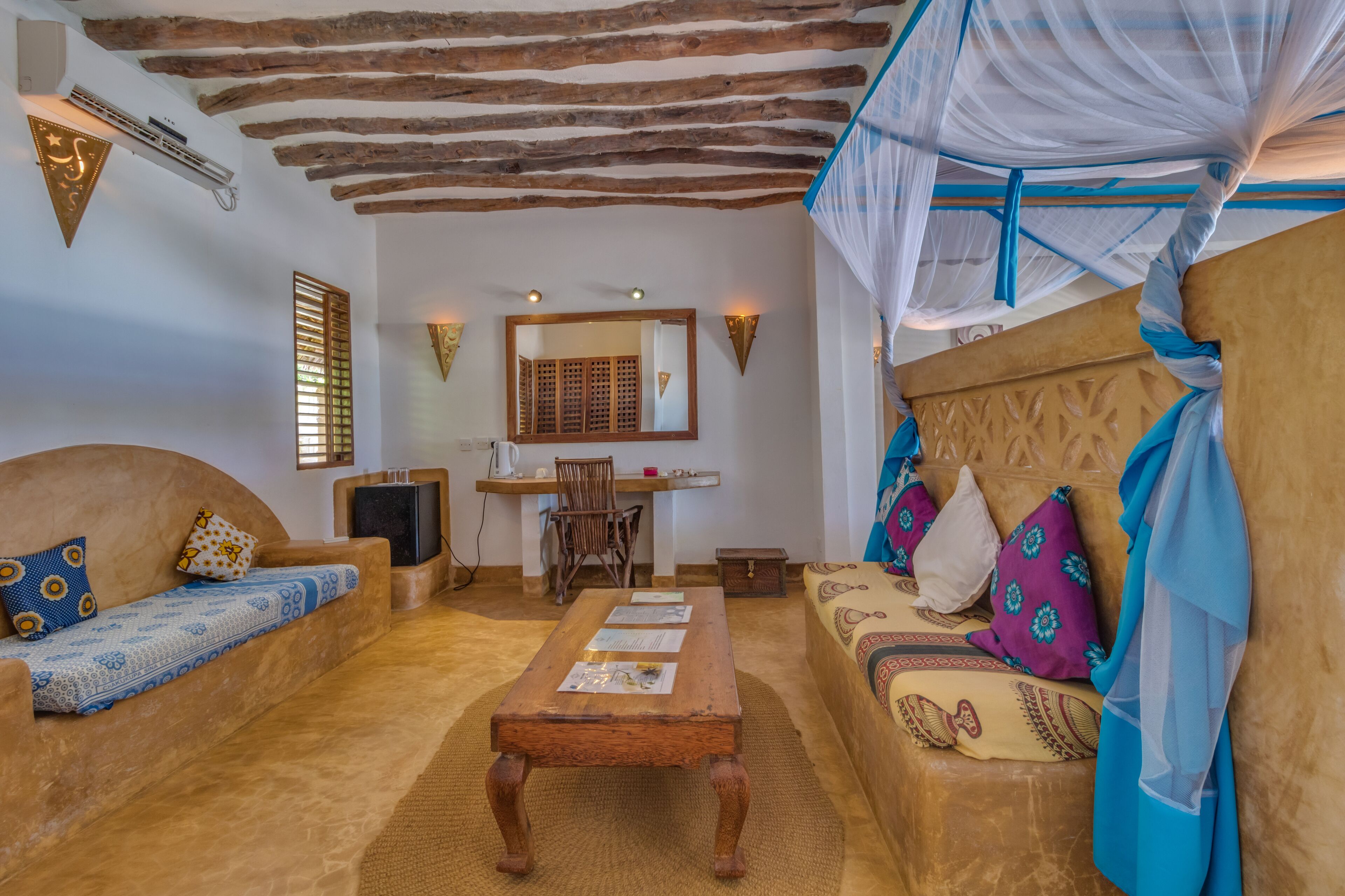 sea front villa | living area