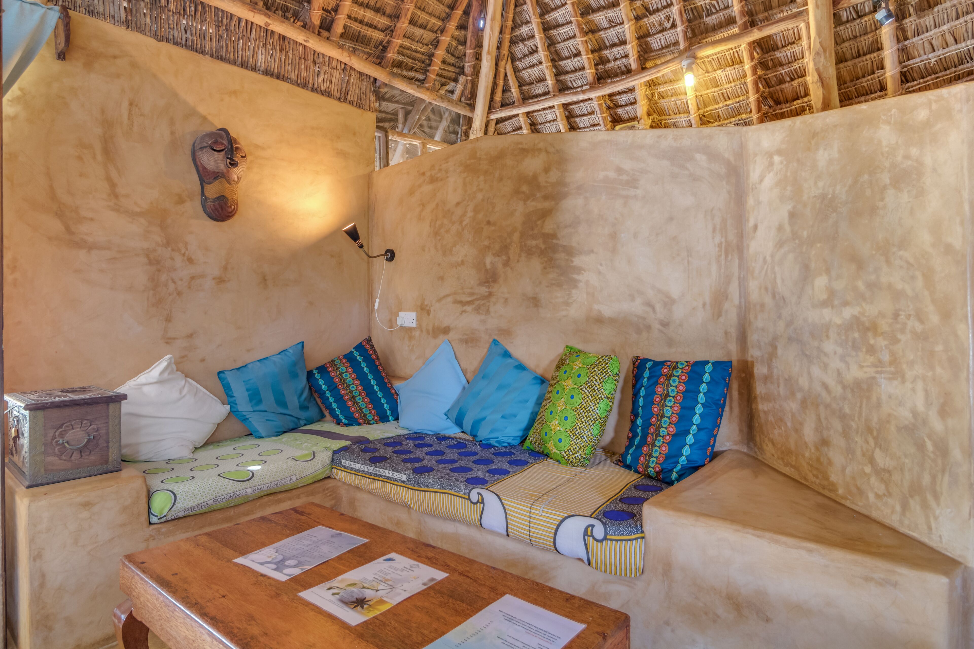 sea front villa | living area